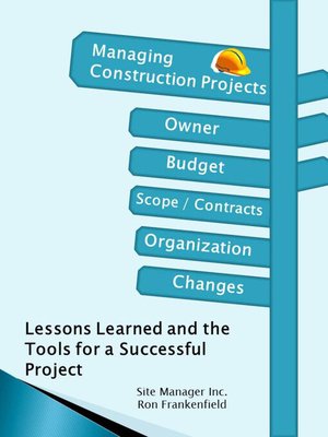 cover image of Managing Construction Projects